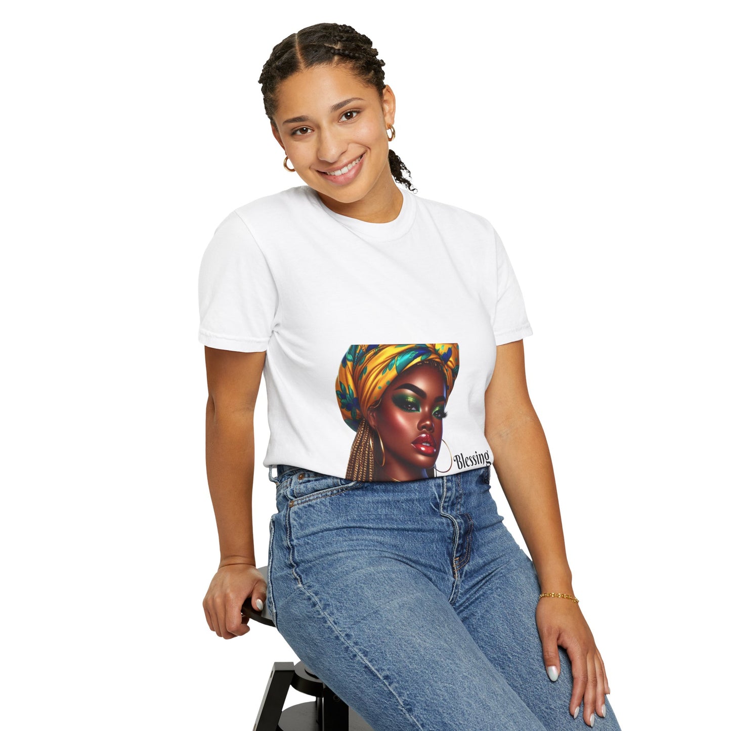Blessing Graphic Unisex T-Shirt, Affirmation Tee, Afrocentric Clothing, Birthday Gift, Cultural Pride Apparel, Statement Shirt
