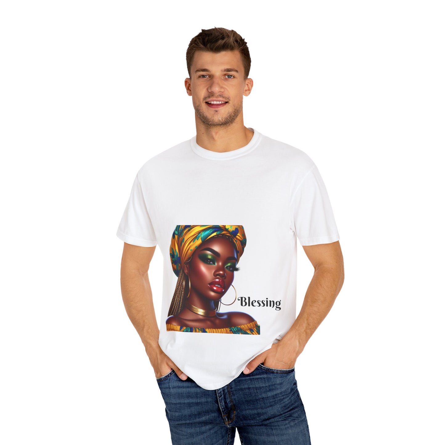 Blessing Graphic Unisex T-Shirt, Affirmation Tee, Afrocentric Clothing, Birthday Gift, Cultural Pride Apparel, Statement Shirt