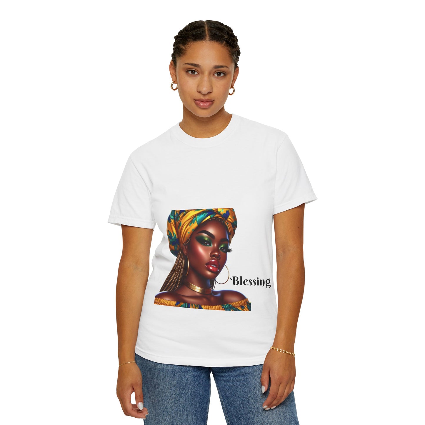 Blessing Graphic Unisex T-Shirt, Affirmation Tee, Afrocentric Clothing, Birthday Gift, Cultural Pride Apparel, Statement Shirt